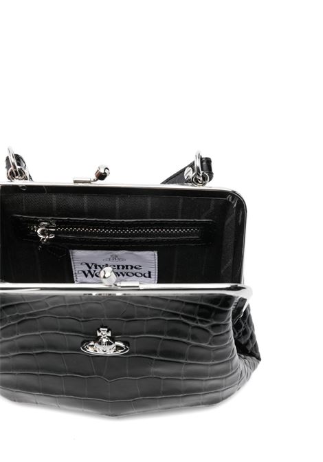 granny frame purse woman black VIVIENNE WESTWOOD | 4B010007W-L0098N401